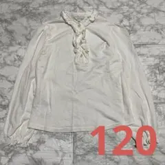 anyfam 長袖フリルカットソー