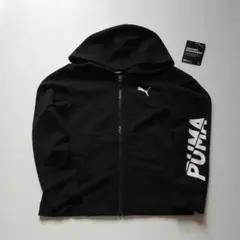 PUMA　パーカー　ジップパーカー　黒　ブラック 130