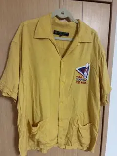 ボーリングシャツ　開襟シャツ60s ？ヴィンテージ　ワークシャツ