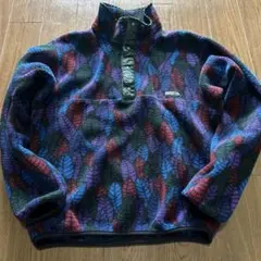 90s パタゴニア スナップt リーフ柄 sサイズ ビンテージ
