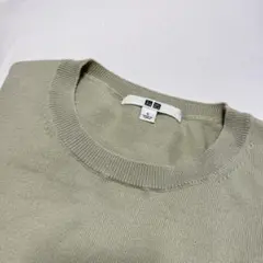 【UNIQLO】ウォッシャブルコットンクルーネックセーター　Lサイズ