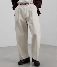 HARD GABA LOOSE FIT TROUSERS