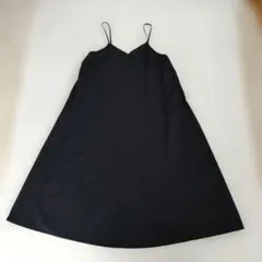 無印良品　 キャミワンピース ブラック