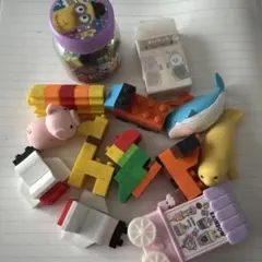 動物・キャラクター消しゴムセット