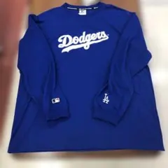 MLB LAドジャースロゴ Tシャツ LL ブルー