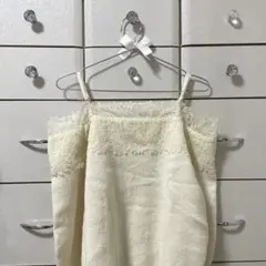 SNIDEL レーストリミングオフショルプルオーバー