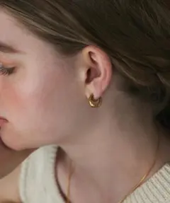 [GOLD] PLUMP EARRINGS [ゴールド]プランプイヤリング