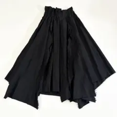 美品 センソユニコ 風 アシンメトリー ロングフレアスカート ウエストゴムのサムネイル
