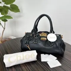 Chloe ♡パディントンバッグ　ビンテージ　美品 Chloe パディントンバッグ ブラック 美品
