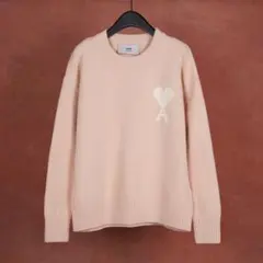 AMI PARIS アミパリス AMI DE COEUR ニットセーター ピンクのサムネイル