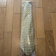 GIORGIO ARMANI ネクタイ ゴールド×グレー チェック柄のサムネイル