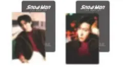 目黒蓮 SnowMan 台湾 台北ポップアップ　フォトカード