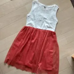 UNIQLO ノースリーブ　ワンピース 130サイズ　白