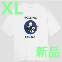 グラニフ　ローリングパンダズ ビッグシルエット　半袖　スウェット　Tシャツ　XL