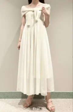 【未使用タグ付き】SNIDEL ボリュームキャミワンピース