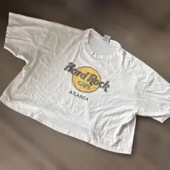 Hard Rock Cafe ATLANTA クロップドTシャツ XLショート丈