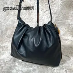 美品　gemeil russet レザーワンハンドルバッグ