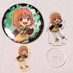 出禁のモグラ アクスタ 缶バッジ 八重子