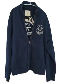 ✨️未使用タグ付✨️J.CREW ジップアップブルゾンXLダークネイビー 2025年最新】ジェイクルー パーカー メンズの人気アイテム - メルカリ