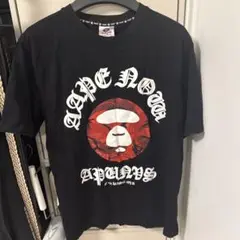 Aape グラフィック Tシャツ Lサイズ ブラック