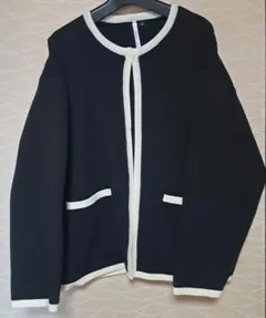 《Vanilla studio》 ノーカラージャケット (3L)