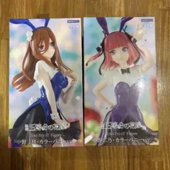 五等分の花嫁　中野二乃　中野三玖　カラーバニー　フィギュア