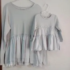 美品 petit main プティマイン 親子 リンク お揃い カットソー 90