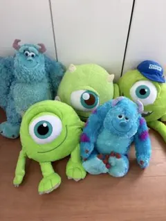 モンスターズインク　ぬいぐるみ　サリー　マイク　まとめ　人形