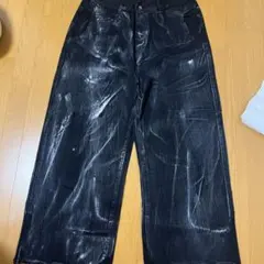 yoro デニムパンツ ワイドデニムパンツ