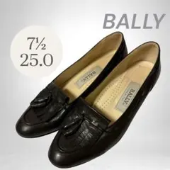 BALLY タッセルローファー 25.0cm ブラック バリー 黒 ローファーのサムネイル