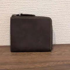 亀登鞄製作所 財布 L字ファスナー こげ茶