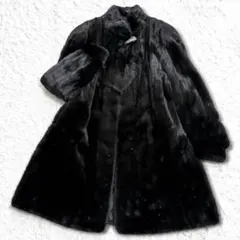 新品 未使用 未着用 高級 毛皮 ブラック サガミンク 13号 180万円