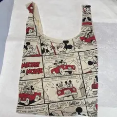新品　未使用　ミッキーマウス エコバッグ コミックデザイン　レア