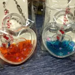 【セット】サンリオ　きらゆらフローティングハートロックBC　ハローキティ