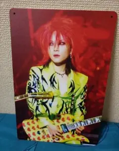 【新品未開封】hide ヒデ 激レア ブリキ看板 X JAPAN エックス