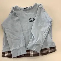 水色 SAプリント トレーナー D