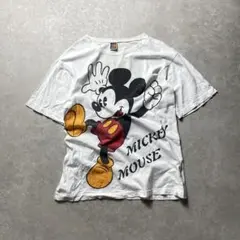 90sMICKEYUNLIMITEDミッキーマウスプリントTシャツ両面ホワイト白のサムネイル