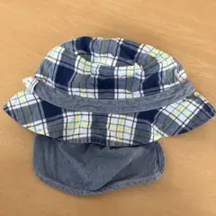 ホットビスケッツ チェック柄 ハット