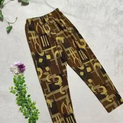 新品タグ付【demisienne】カジュアルパンツ M ウエストゴム テーパード