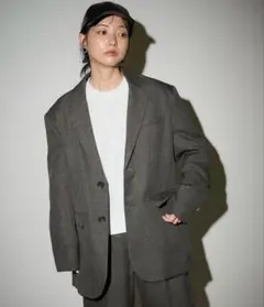 【新品タグ付】フリークスストア　ウーリータッチテーラードジャケット ブラウン