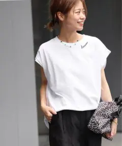 【JOURNAL STANDARD relume】刺繍ロゴフレンチTEEのサムネイル