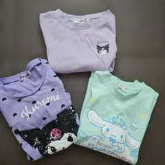 サンリオ クロミ シナモロール Tシャツ 3枚セット　120のサムネイル