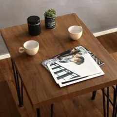 빈티지 스타일의 컴팩트 다이닝 테이블 (폭 75cm WAL)