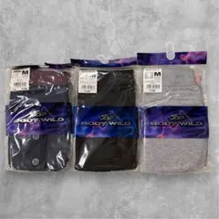 BODY WILD ボクサーブリーフ 【M】 グレー＆ブラック＆ネイビー 新品