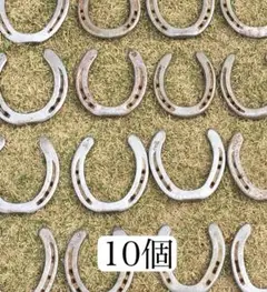 蹄鉄 10個 まとめ売り #810 / 本物 馬蹄 ホースシュー 蹄 アメリカン
