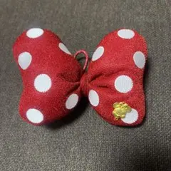 ディズニーリゾート ミニー リボン ドット ヘアゴム