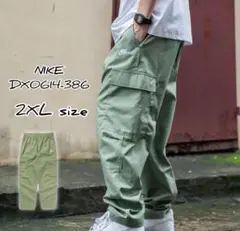 NIKE ウーブンカーゴパンツ グリーン DX0614-386のサムネイル