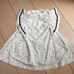 アプレレクール　ハート柄チュニック　110cm