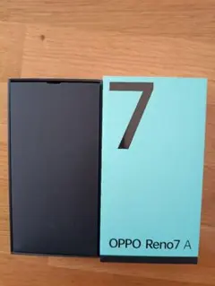 【美品】OPPO Reno7 a SIMフリー本体 約6.4インチ 青