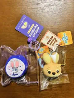 ズートピア ジュディ ダイカットスクイーズ＆パン風スクイーズ ディズニー